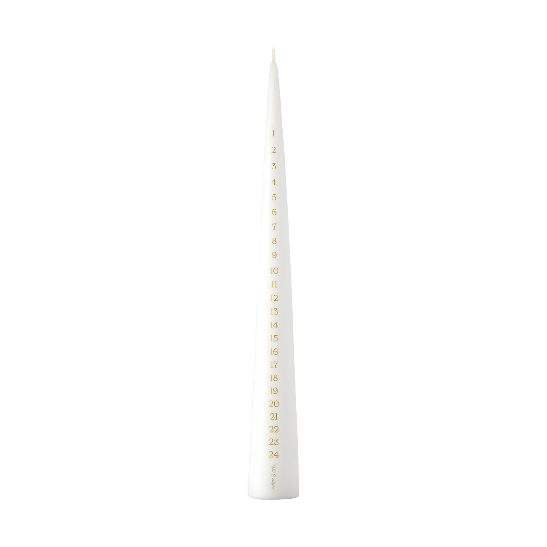 ester & erik 대림절 양초 37 cm, 31 pure white ester & erik | 에스터 & 에릭