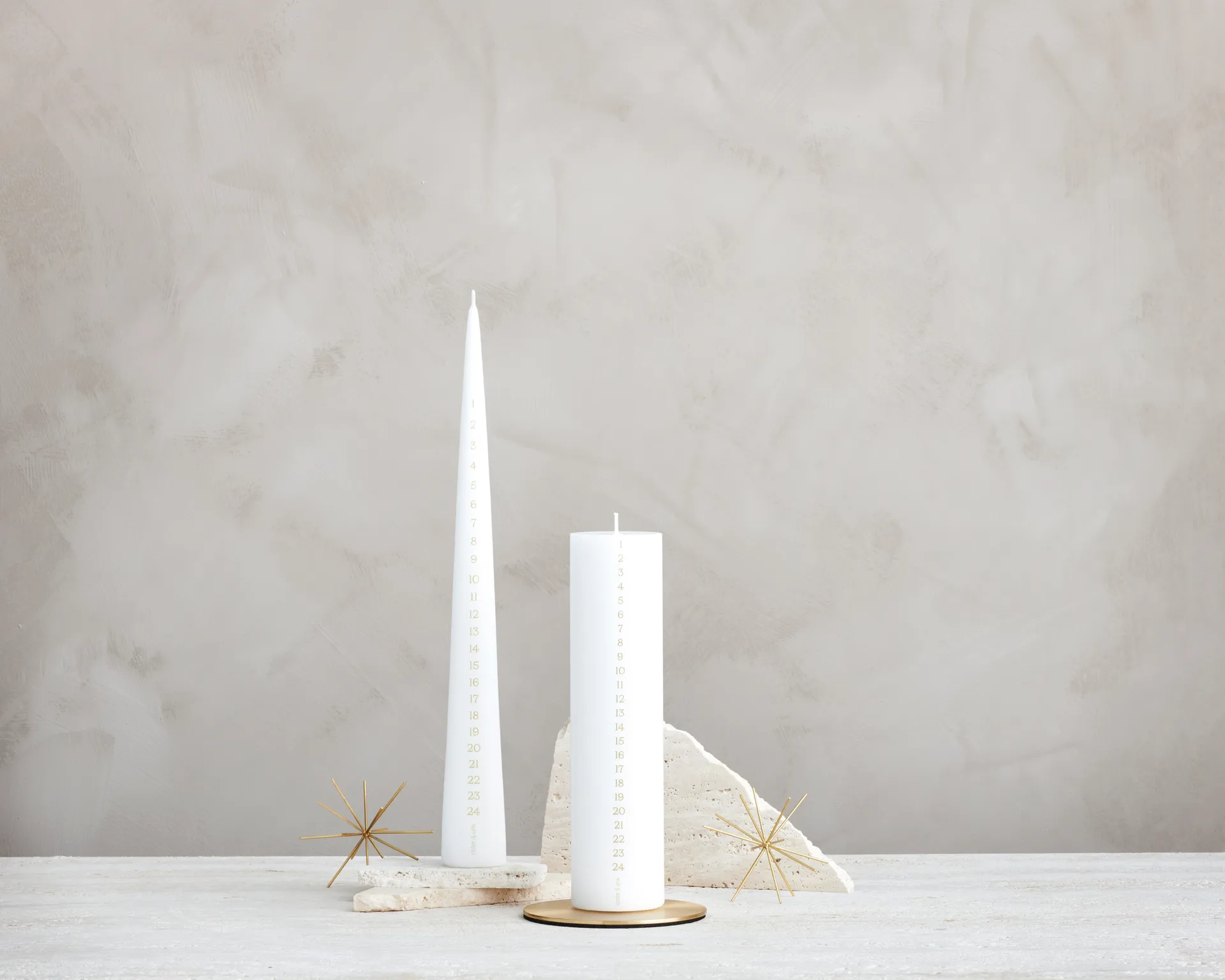 ester & erik 대림절 양초 37 cm, 31 pure white ester & erik | 에스터 & 에릭