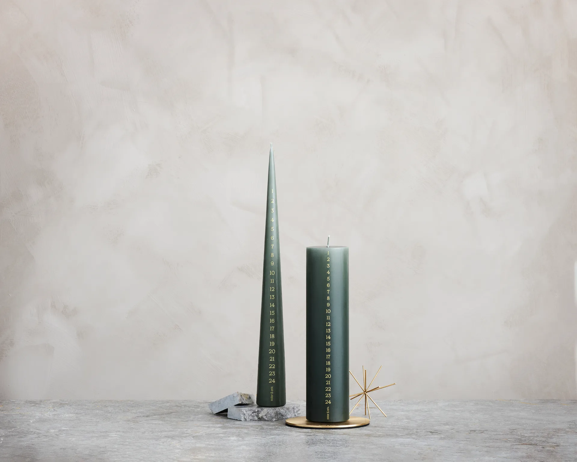 ester & erik 대림절 양초 37 cm, 60 noble pine ester & erik | 에스터 & 에릭