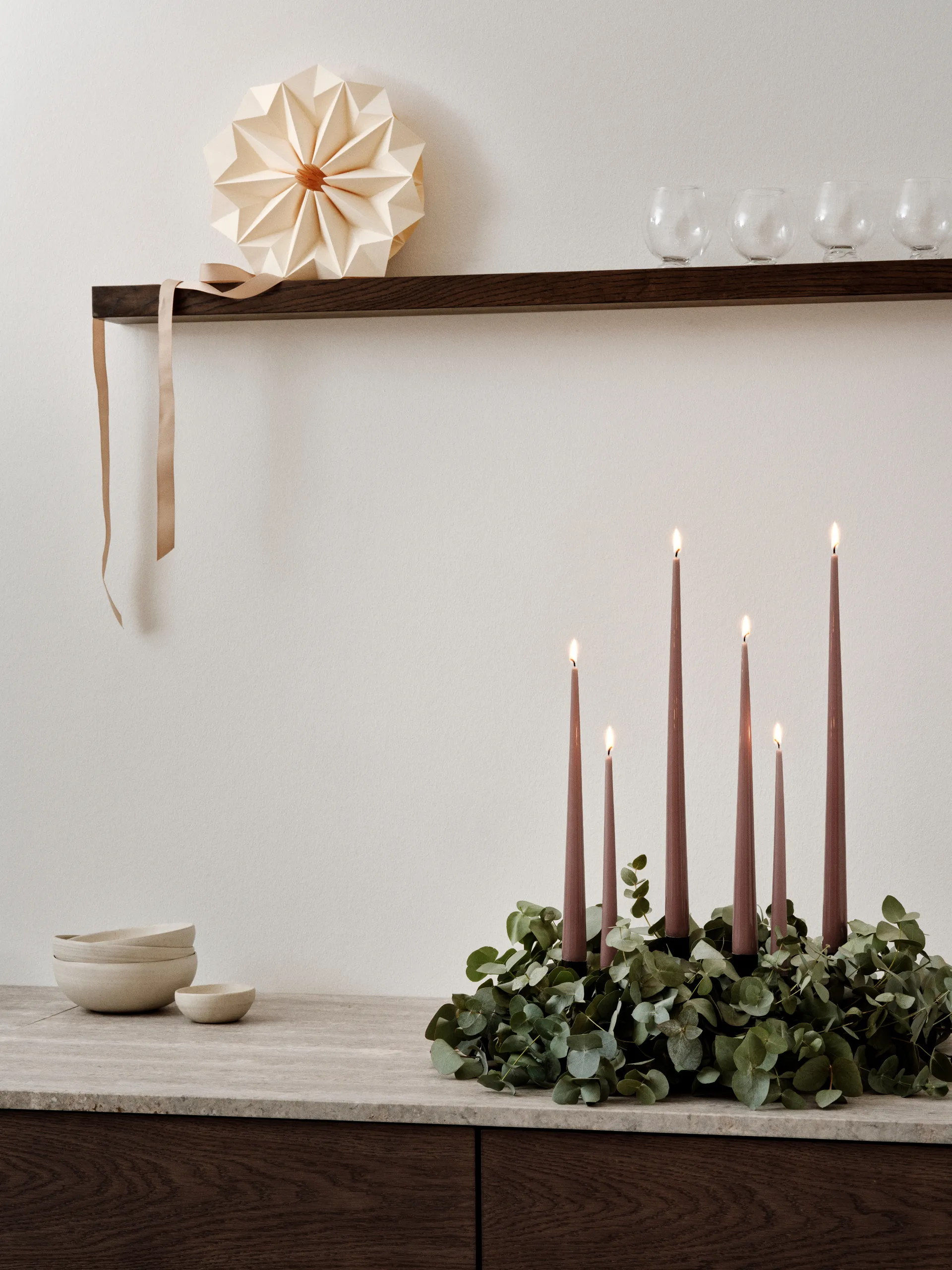 ester & erik 라이트 4개 세트 래커드, Winter rose 84, 32 cm ester & erik | 에스터 & 에릭