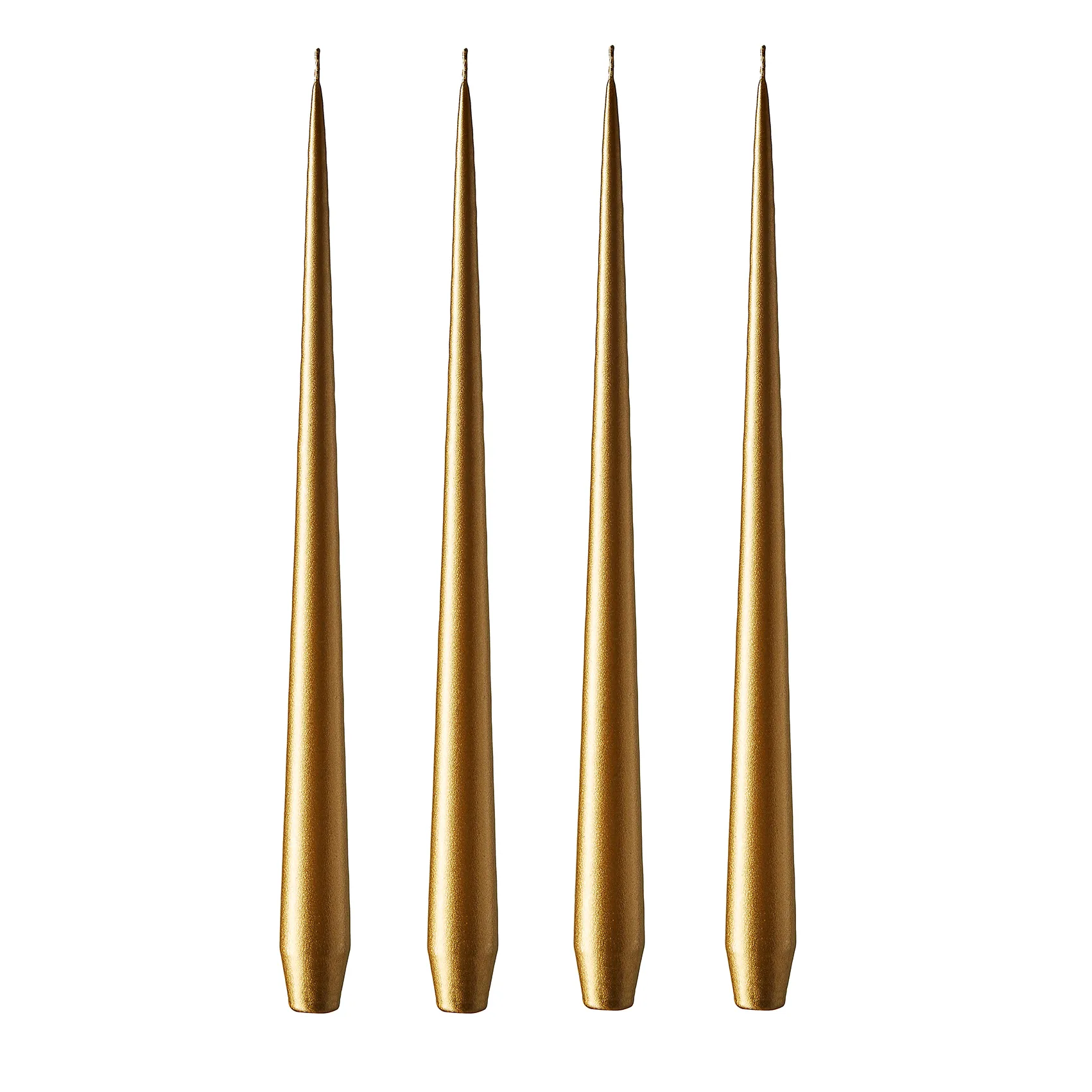 ester & erik 캔들 42 cm 4개 세트 메탈릭, Gold ester & erik | 에스터 & 에릭