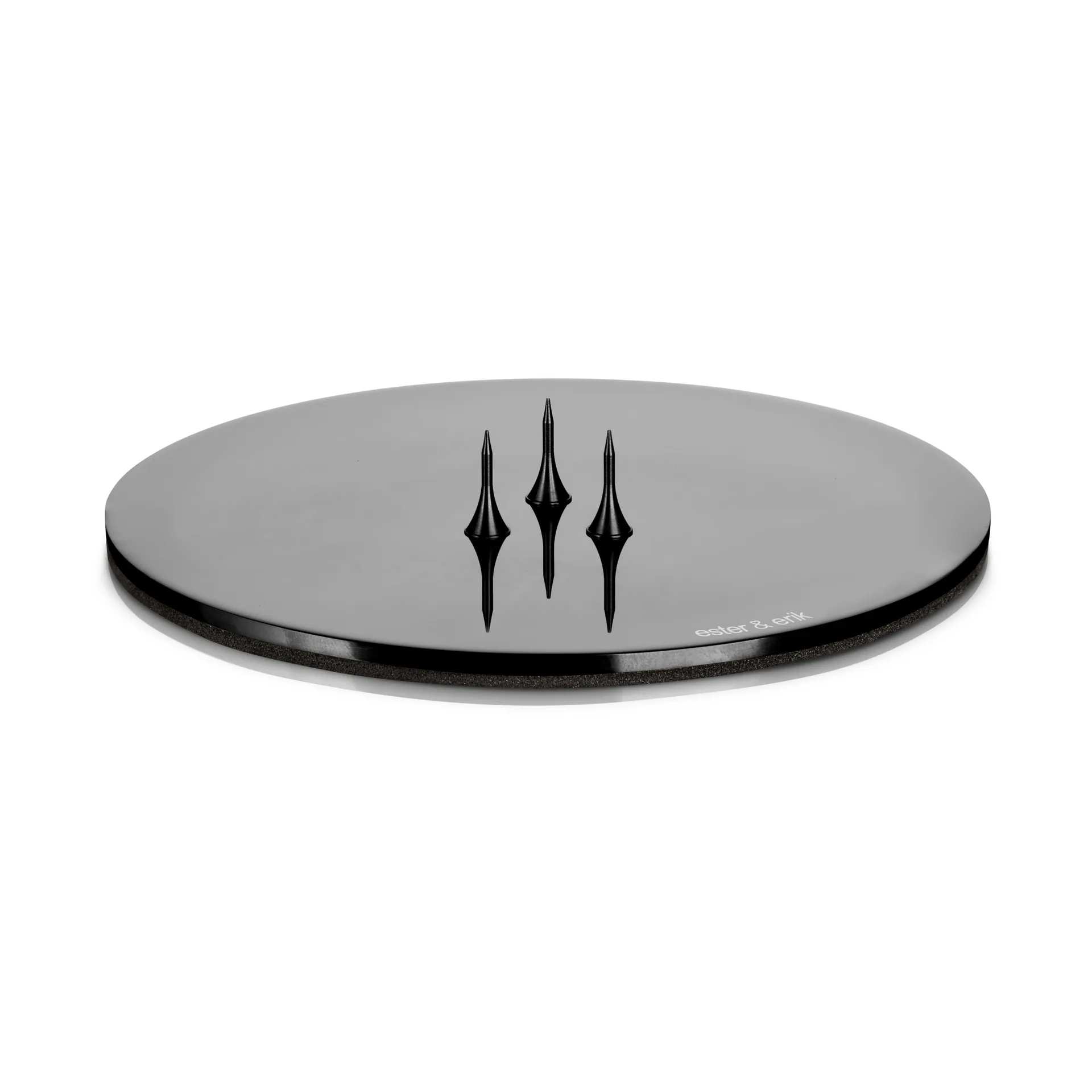 ester & erik 캔들홀더 Ø9 cm 폴리시드, Black ester & erik | 에스터 & 에릭