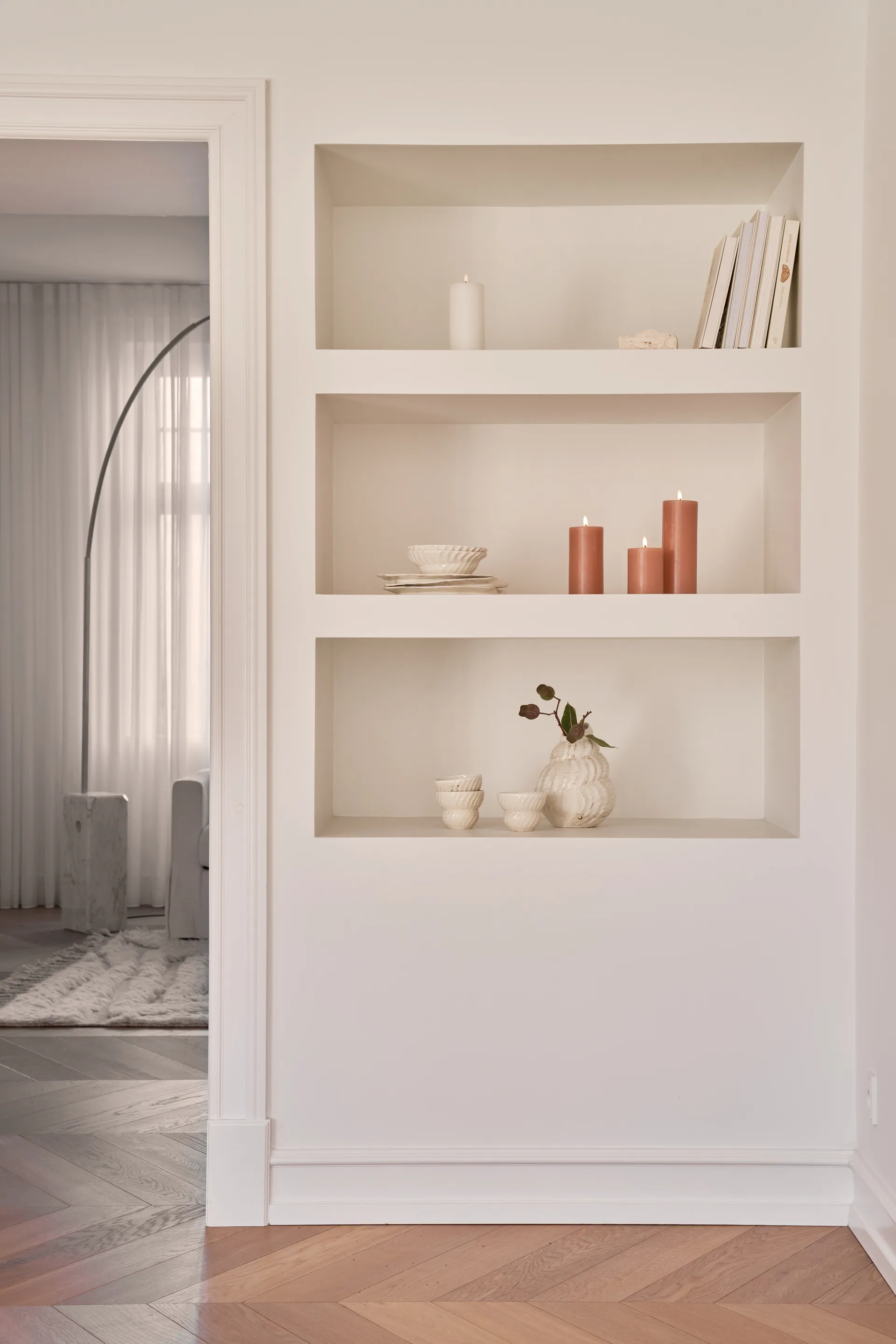 ester & erik 필라 캔들 LED, 10 Silky, 15 cm ester & erik | 에스터 & 에릭