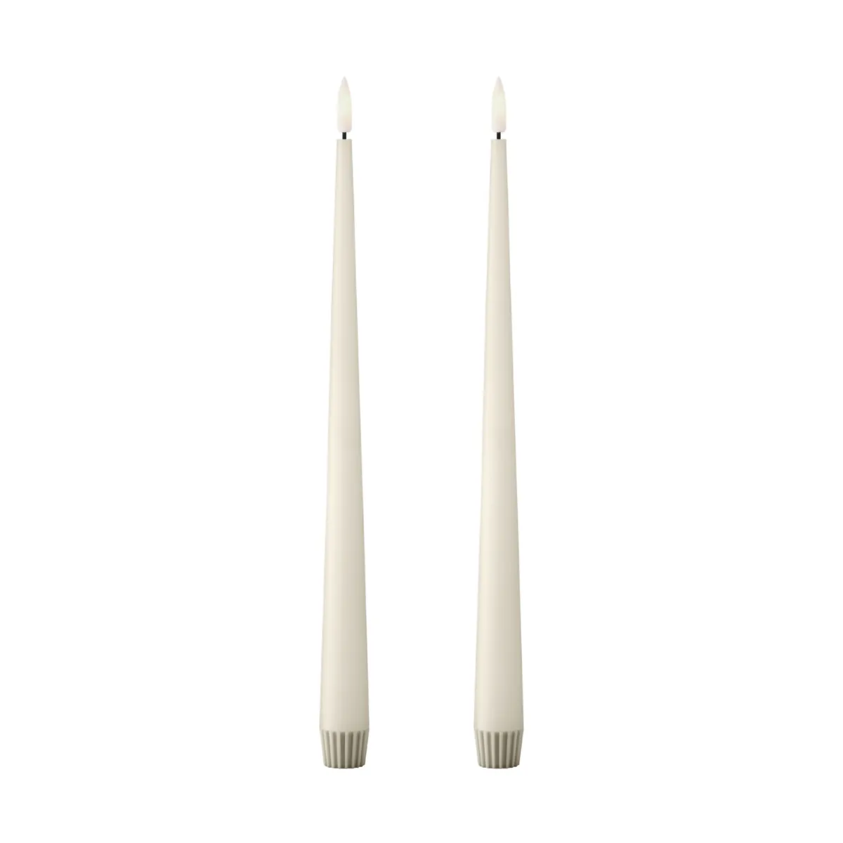 ester & erik 테이퍼 캔들 LED 2개 세트, 06 Ivory, 30 cm ester & erik | 에스터 & 에릭