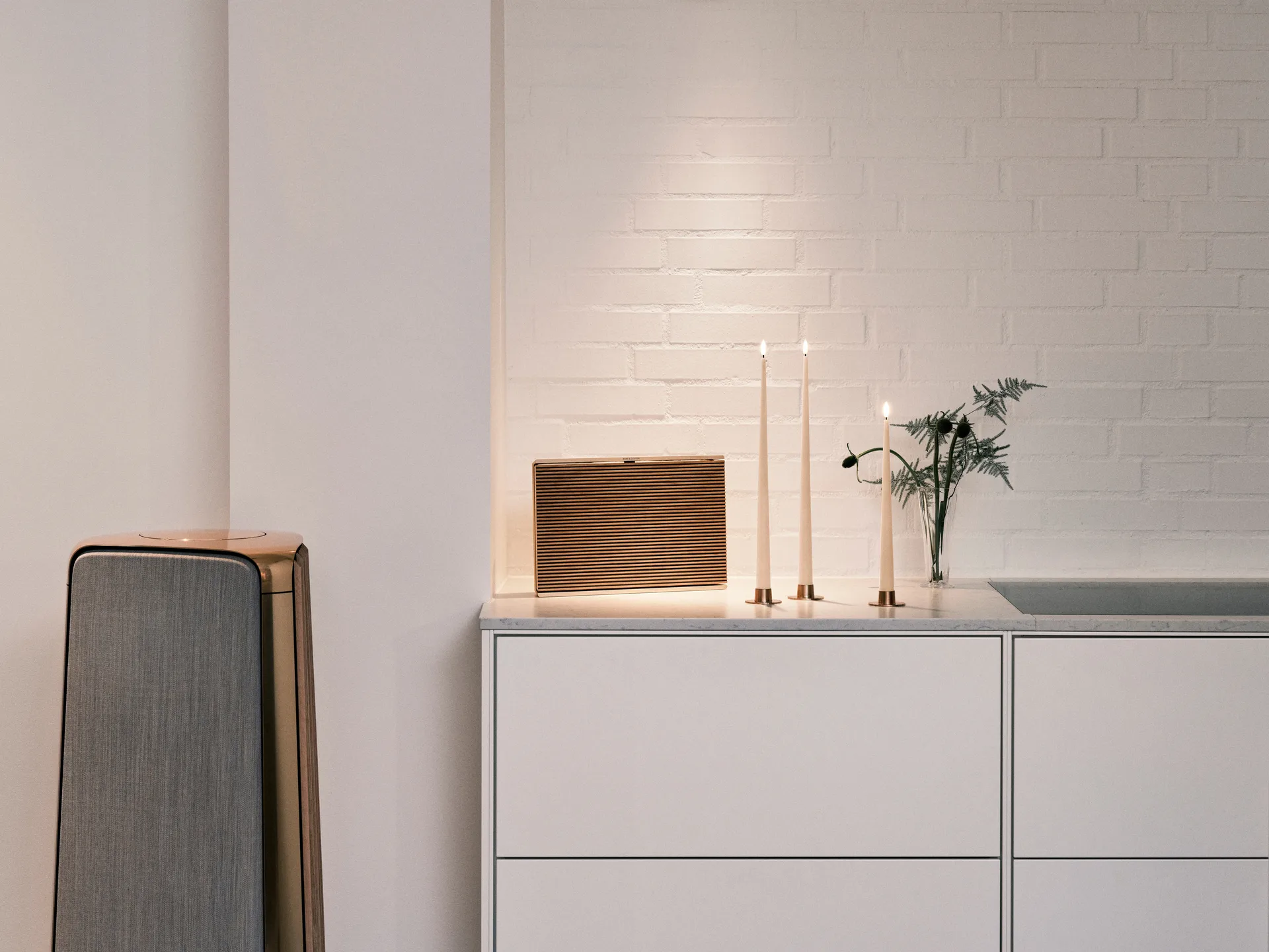 ester & erik 테이퍼 캔들 LED 2개 세트, 11 Ice Latte, 40 cm ester & erik | 에스터 & 에릭