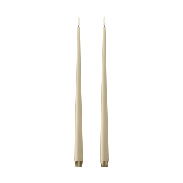 ester & erik 테이퍼 캔들 LED 2개 세트 - 14 Pale ginger, 40 cm - Ester & erik | 에스터 & 에릭