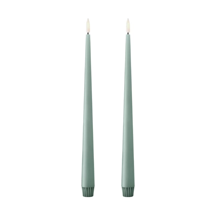 ester & erik 테이퍼 캔들 LED 2개 세트 - 67 Jade stone , 30 cm - Ester & erik | 에스터 & 에릭