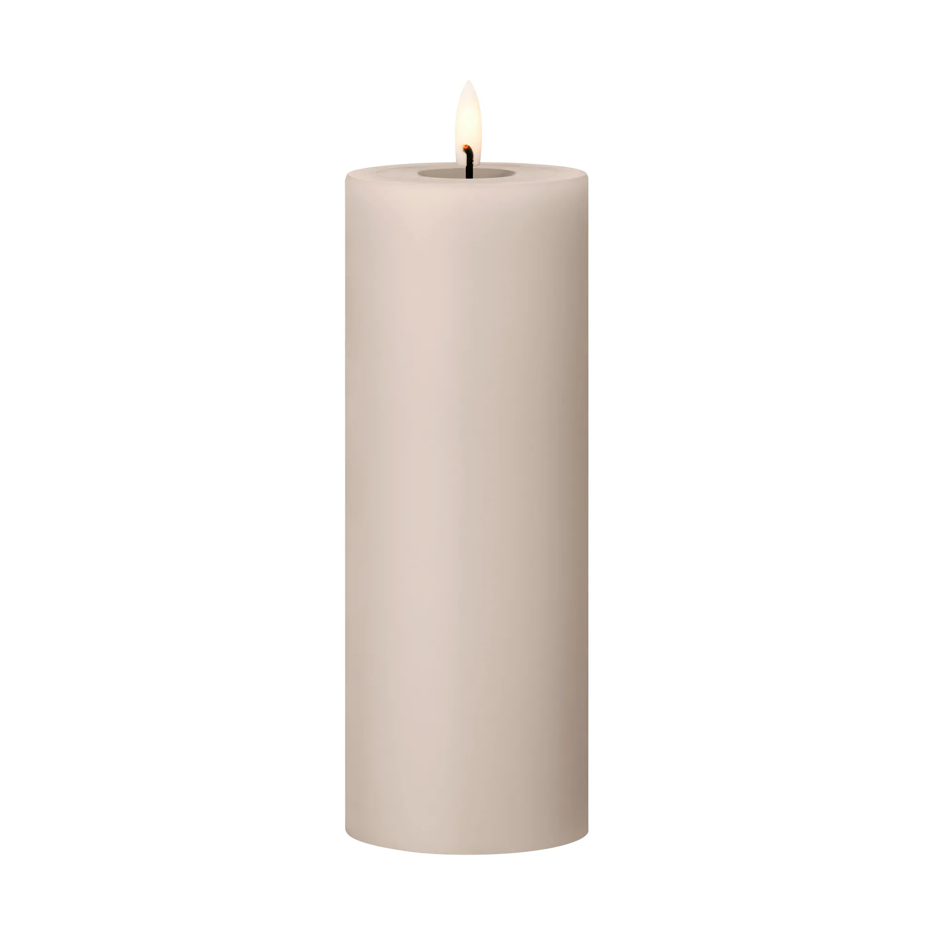 ester & erik 필라 캔들 LED, 22 Linen Grey, 20 cm ester & erik | 에스터 & 에릭
