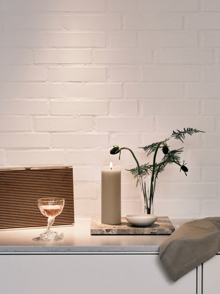 ester & erik 필라 캔들 LED, 22 Linen Grey, 20 cm ester & erik | 에스터 & 에릭