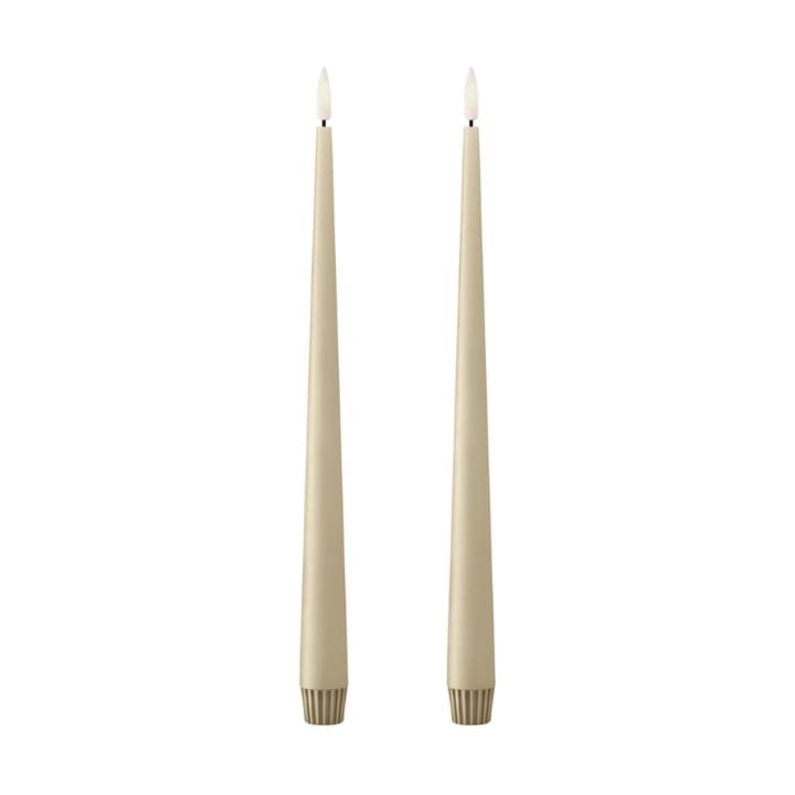 ester & erik 테이퍼 캔들 LED 30 cm 2개 세트 - 14 Pale ginger - Ester & erik | 에스터 & 에릭