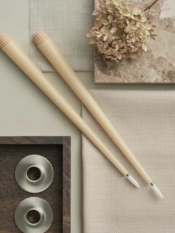 ester & erik 테이퍼 캔들 LED 30 cm 2개 세트, 14 Pale ginger ester & erik | 에스터 & 에릭