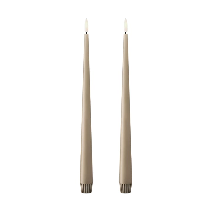 ester & erik 테이퍼 캔들 LED 30 cm 2개 세트 - 18 Nougat Note - Ester & erik | 에스터 & 에릭