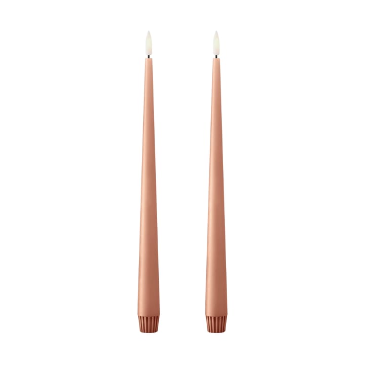 ester & erik 테이퍼 캔들 LED 30 cm 2개 세트 - 20 Rosy caramel - Ester & erik | 에스터 & 에릭