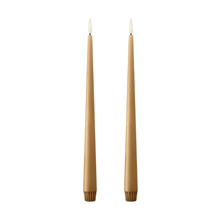 ester & erik 테이퍼 캔들 LED 30 cm 2개 세트 - 27 Almond butter - Ester & erik | 에스터 & 에릭