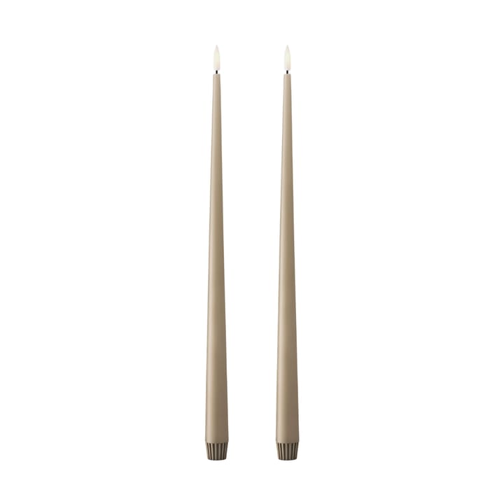 ester & erik 테이퍼 캔들 LED 40 cm 2개 세트, 18 Nougat Note ester & erik | 에스터 & 에릭