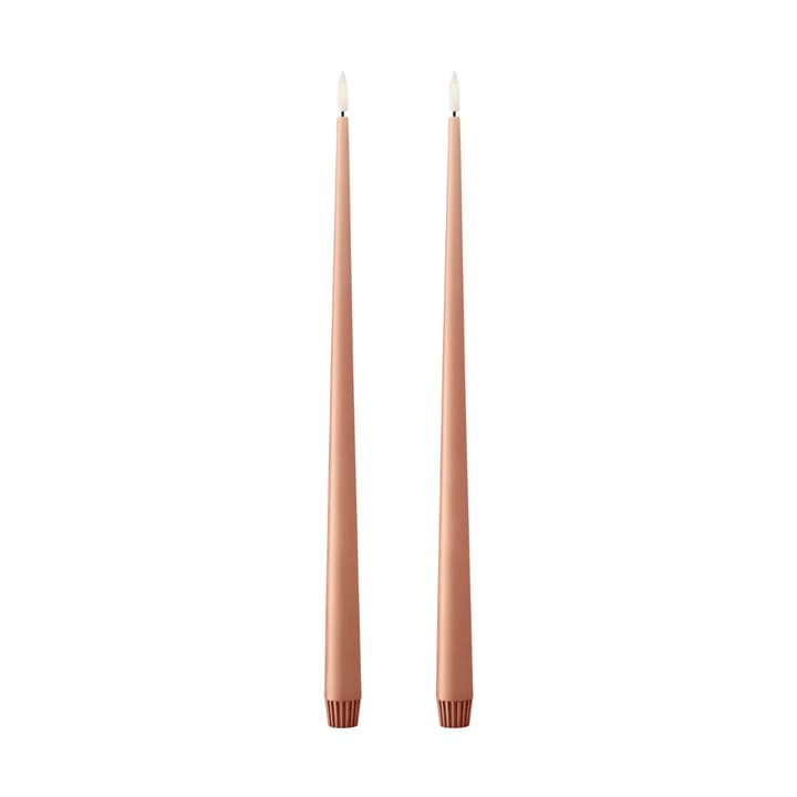 ester & erik 테이퍼 캔들 LED 40 cm 2개 세트 - 20 Rosy caramel - Ester & erik | 에스터 & 에릭
