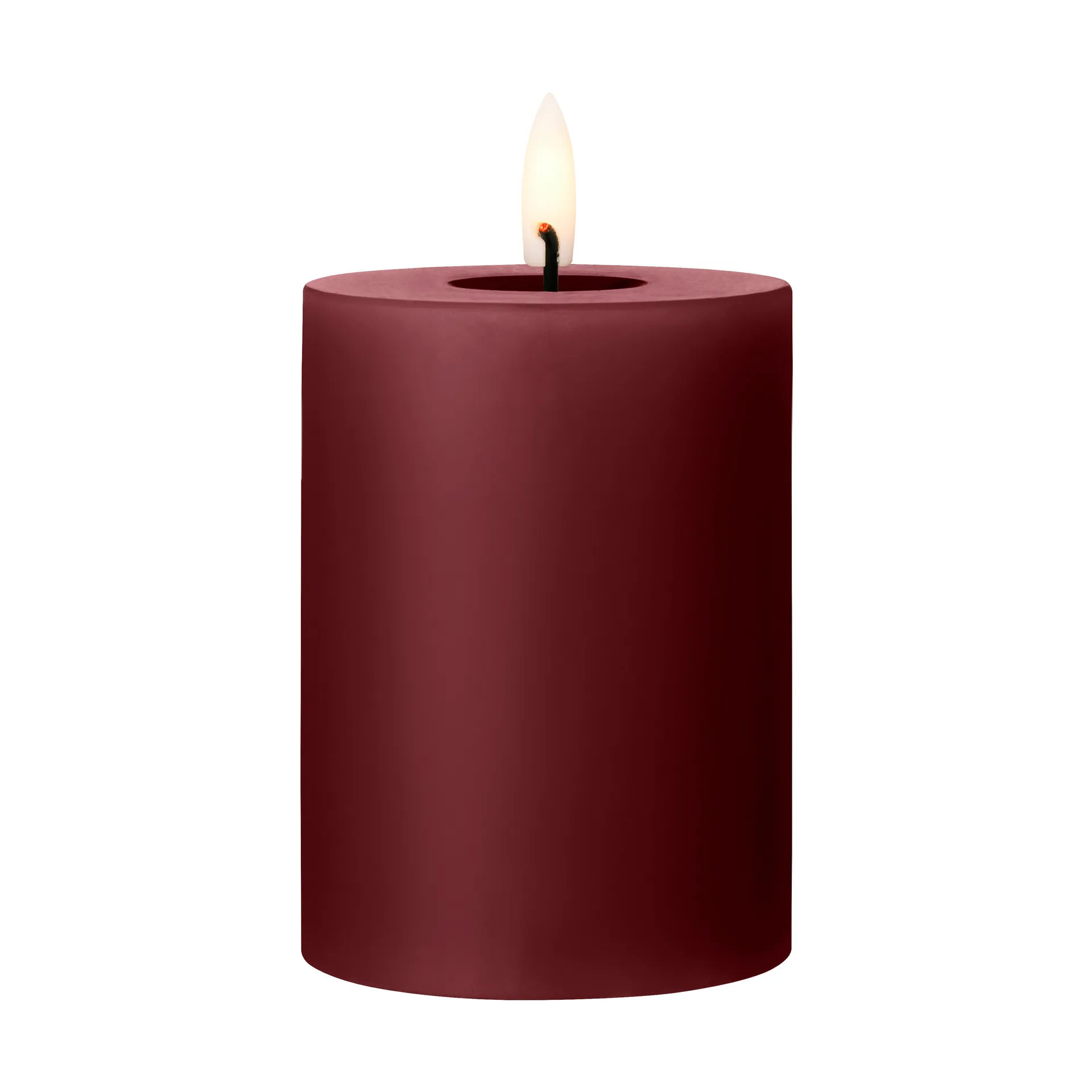 ester & erik 필라 캔들 LED, 44/2 Deep Wine, 10 cm ester & erik | 에스터 & 에릭