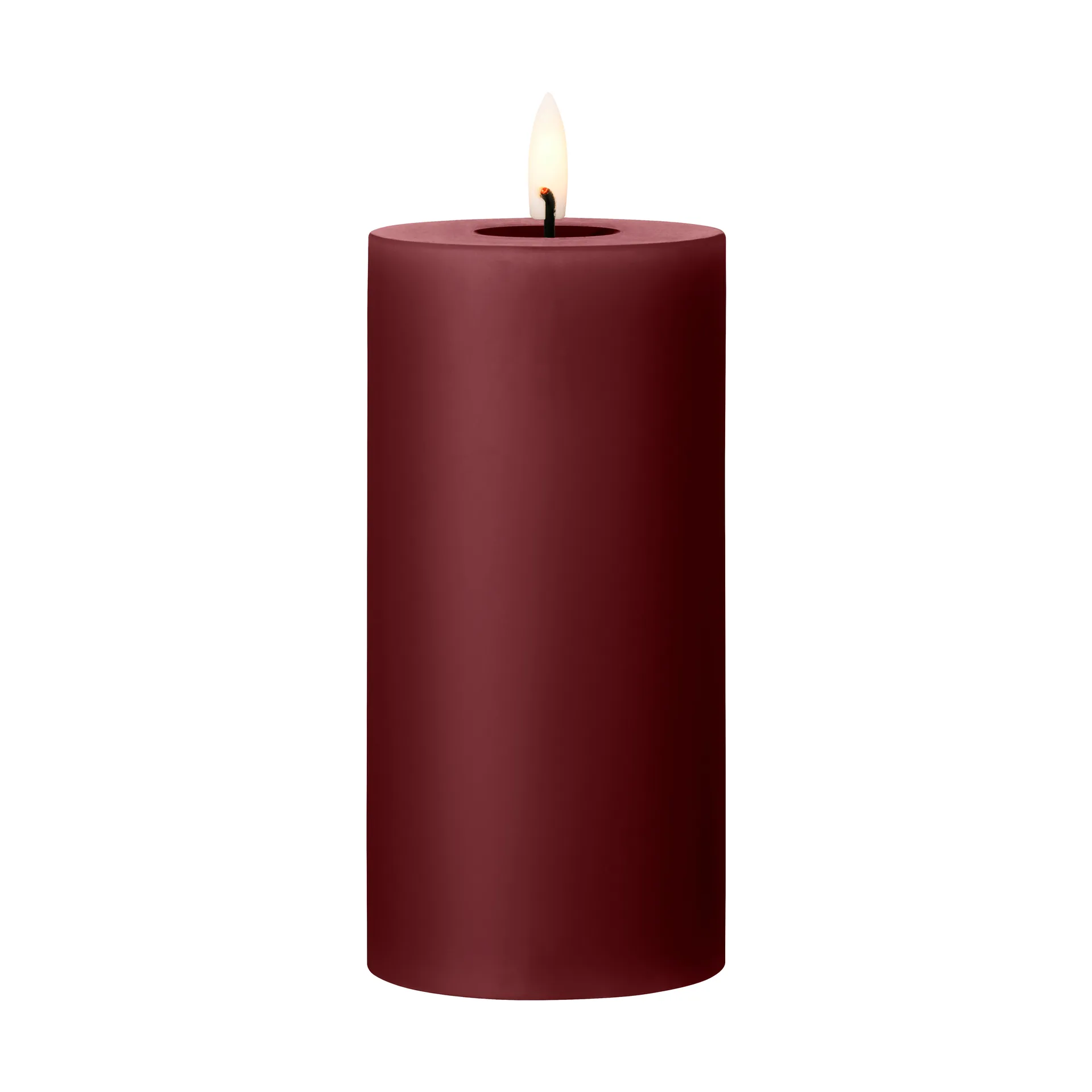 ester & erik 필라 캔들 LED, 44/2 Deep Wine, 15 cm ester & erik | 에스터 & 에릭
