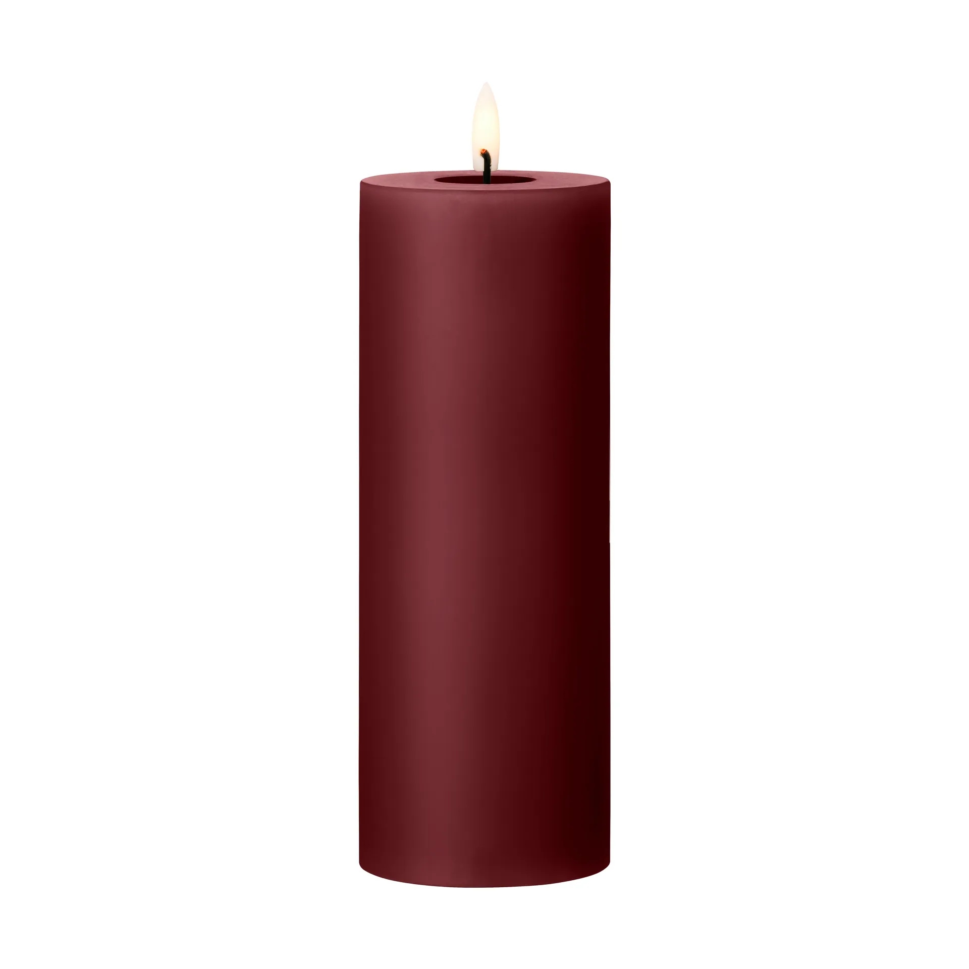 ester & erik 필라 캔들 LED, 44/2 Deep Wine, 20 cm ester & erik | 에스터 & 에릭
