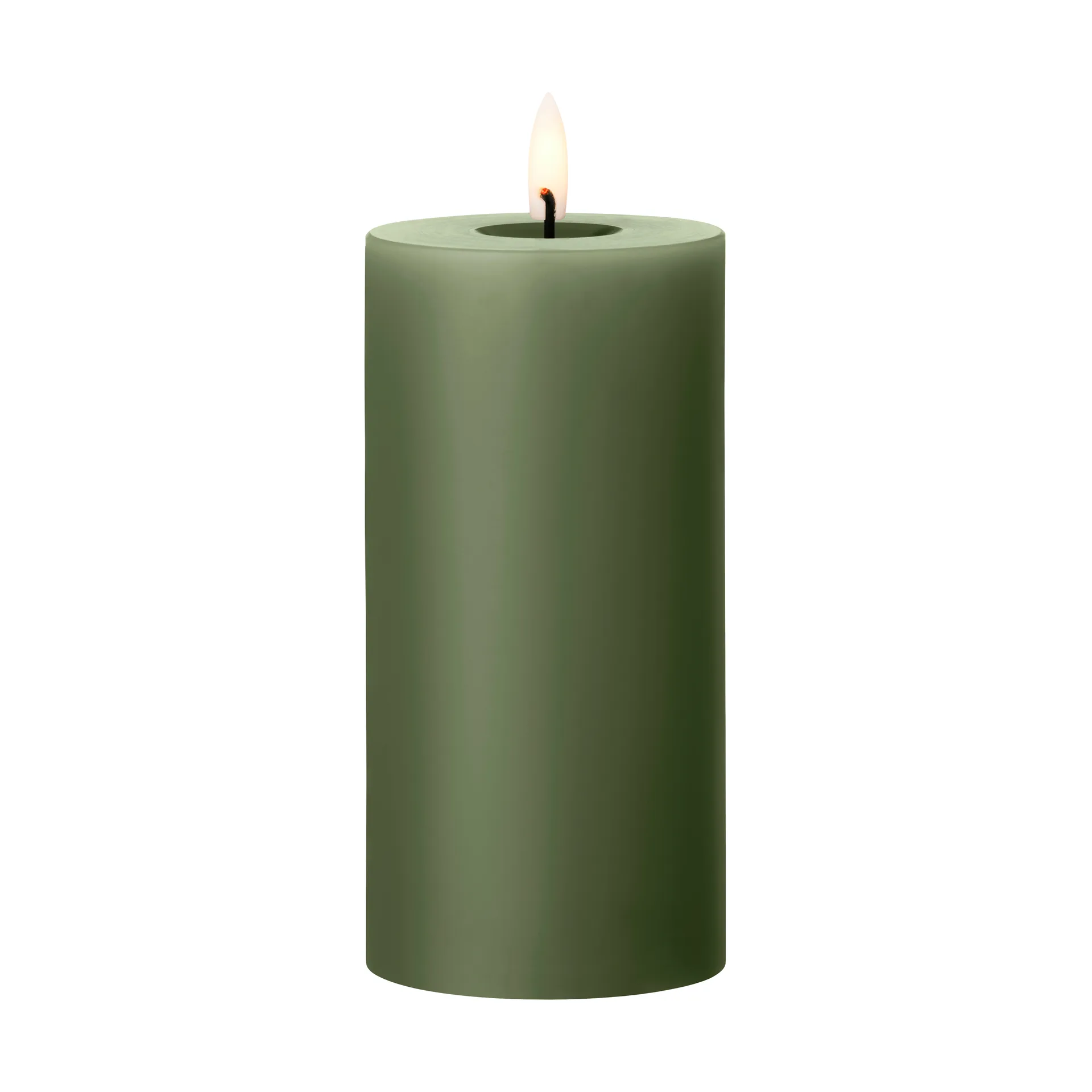 ester & erik 필라 캔들 LED, 70 Green Soil, 15 cm ester & erik | 에스터 & 에릭