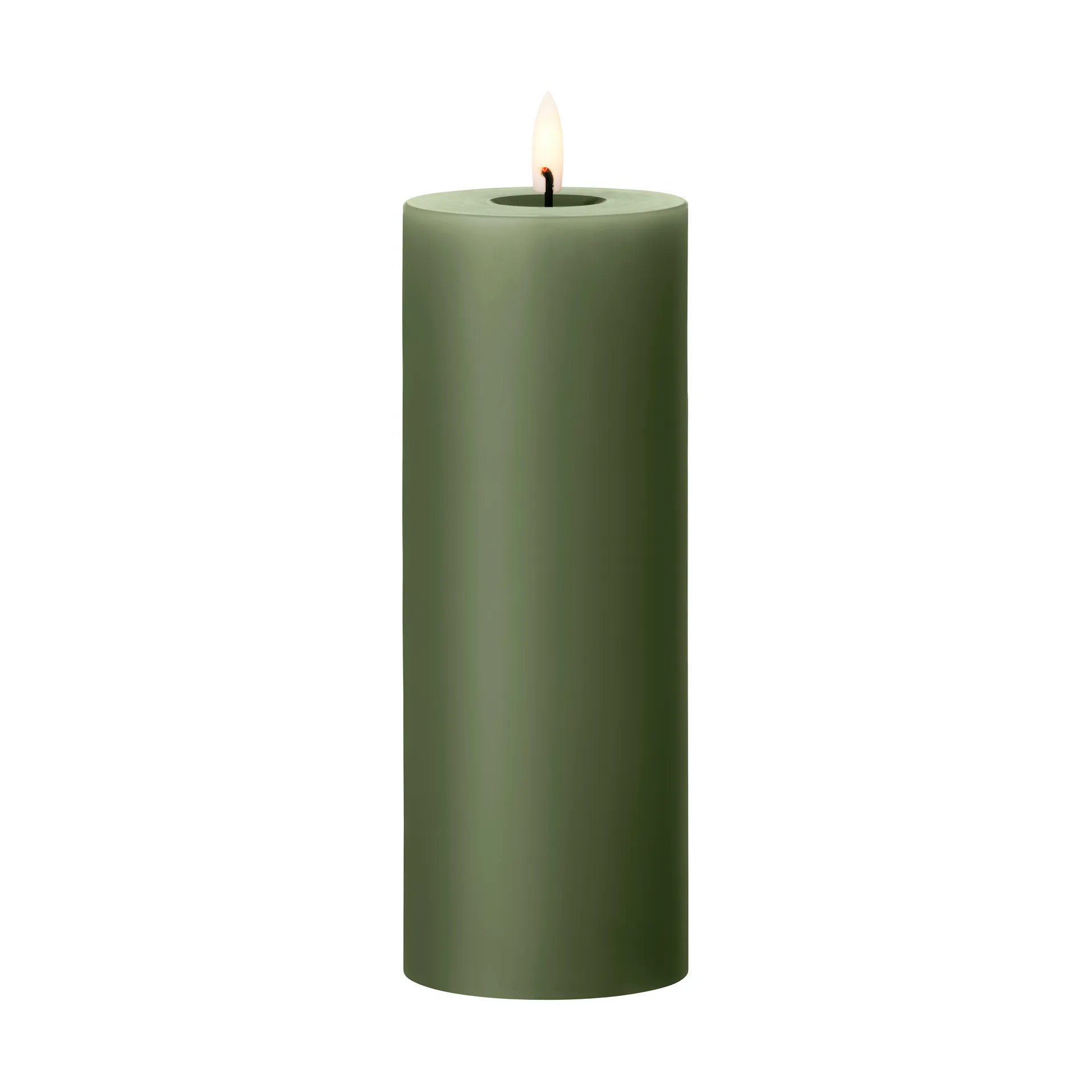 ester & erik 필라 캔들 LED, 70 Green Soil, 20 cm ester & erik | 에스터 & 에릭