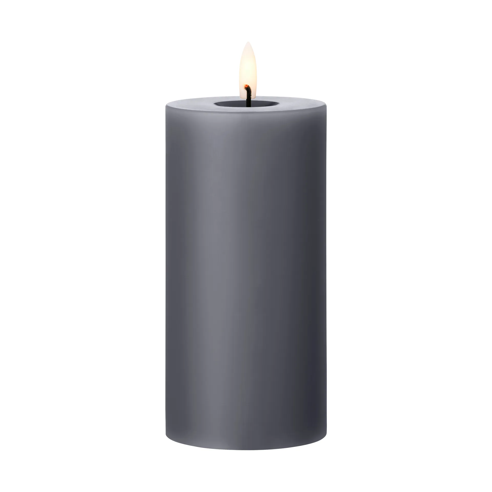 ester & erik 필라 캔들 LED, 74 Dark Slate, 15 cm ester & erik | 에스터 & 에릭
