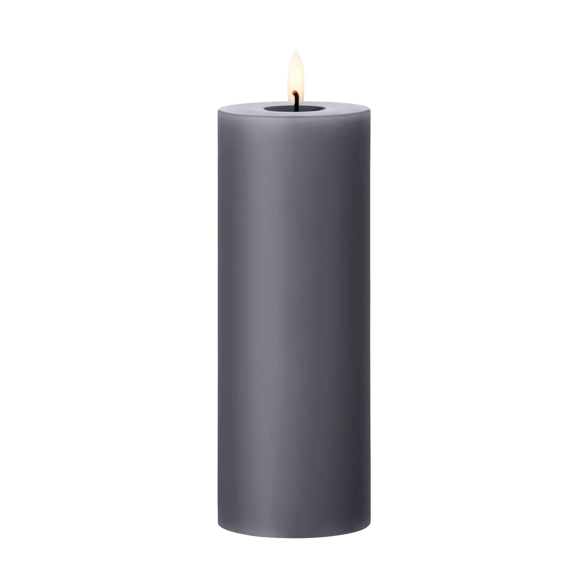 ester & erik 필라 캔들 LED, 74 Dark Slate, 20 cm ester & erik | 에스터 & 에릭