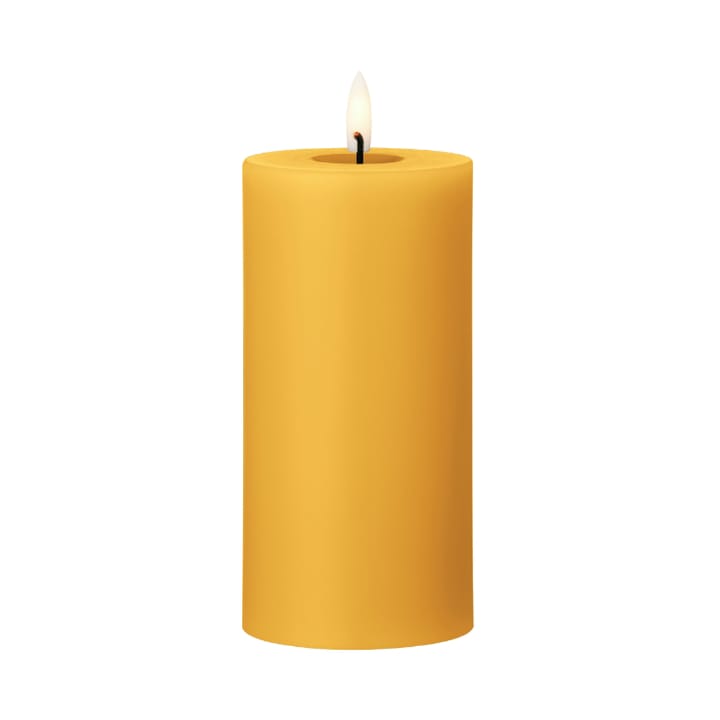 ester & erik 필라 캔들 LED Ø7.5x15 cm - 85 Mango - Ester & erik | 에스터 & 에릭