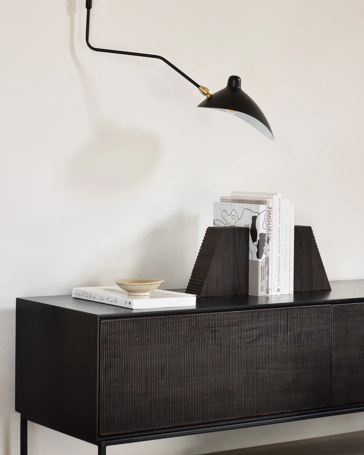 그루브스 북엔드 2개 세트, Mahogany dark brown Ethnicraft | 에스니크래프트