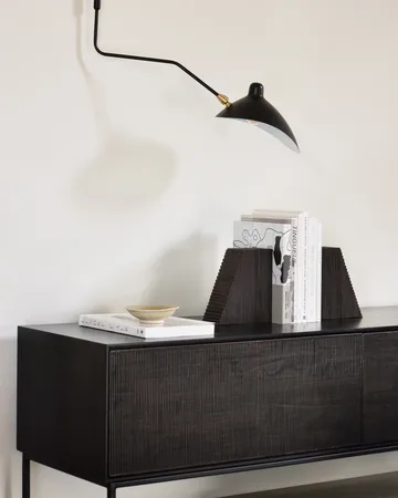 그루브스 북엔드 2개 세트 - Mahogany dark brown - Ethnicraft | 에스니크래프트