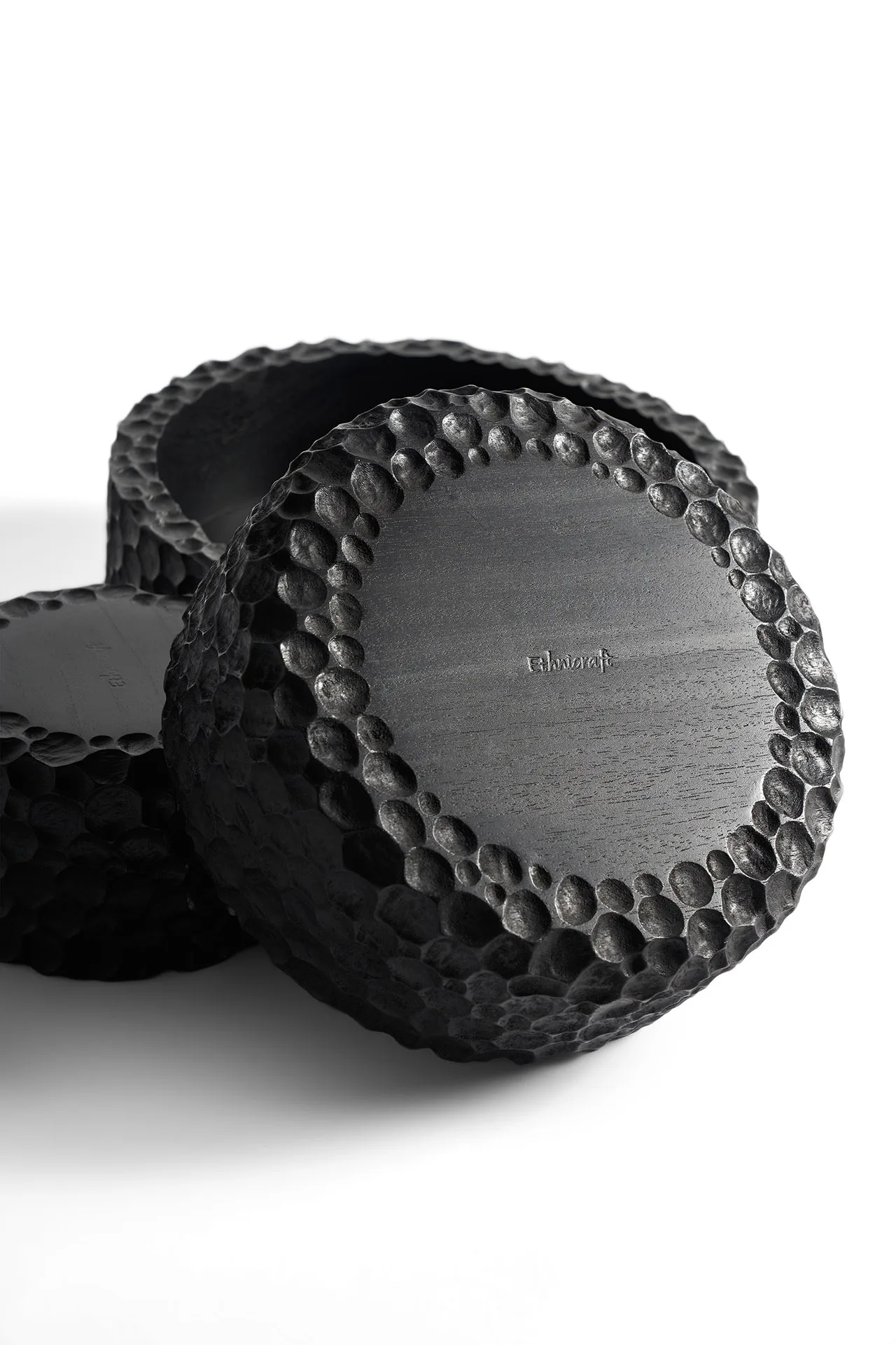 초프드 보울 세트 3개, Lacquered mahogany Ethnicraft | 에스니크래프트