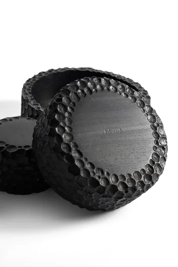 초프드 보울 세트 3개 - Lacquered mahogany - Ethnicraft | 에스니크래프트