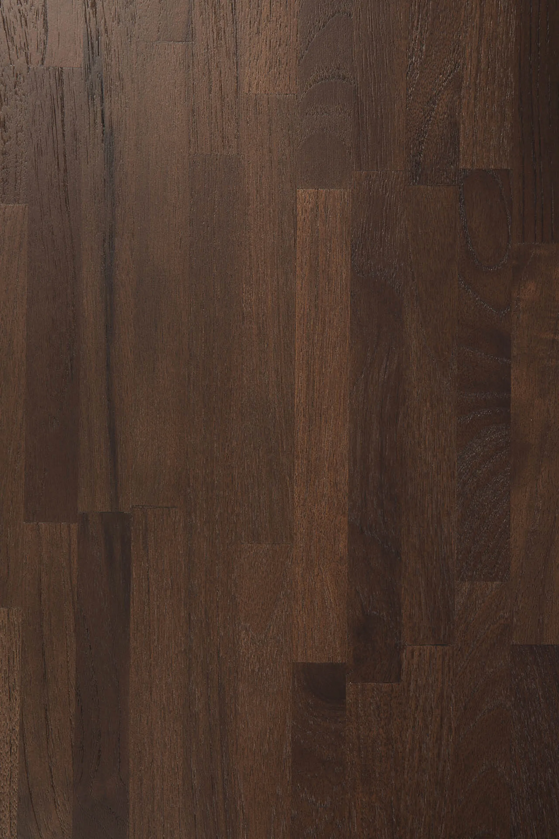 오블릭 사이드 테이블 Ø52 cm, Brown stained teak Ethnicraft