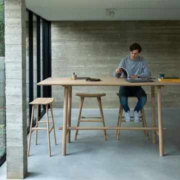 오소 바 스툴 80x57 cm - Oak - Ethnicraft | 에스니크래프트