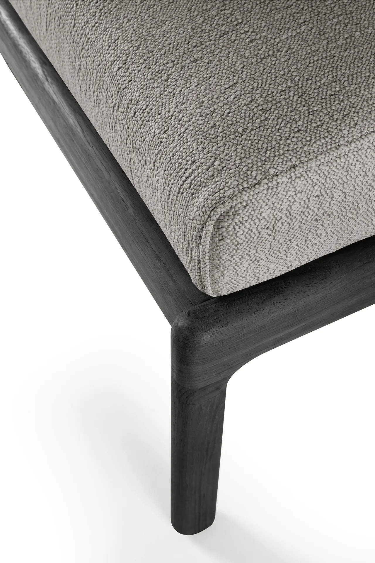 잭 아웃도어 풋스툴 Black Stained Teak, Mocha Ethnicraft | 에스니크래프트