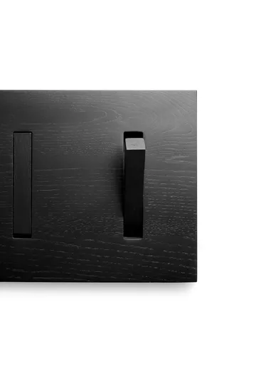 유틸리타일 벽 행거 옷걸이 - Lacquered oak-black-large - Ethnicraft | 에스니크래프트