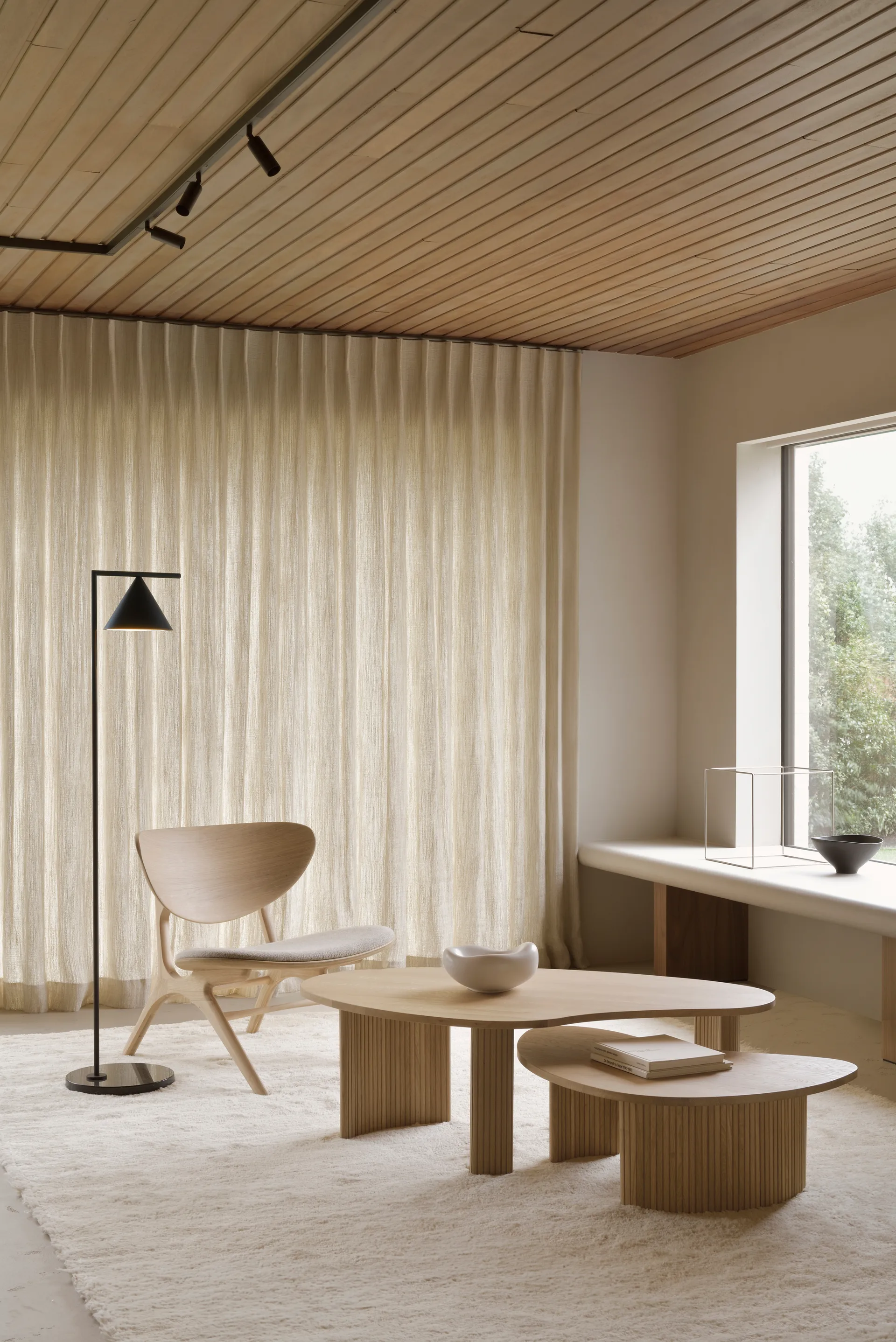 아이 라운지 암체어, Oak, off-white Ethnicraft | 에스니크래프트