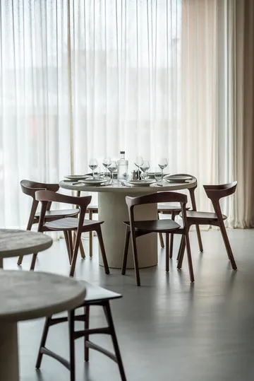 엘리먼츠 다이닝 테이블 - Off White, Ø125 cm - Ethnicraft | 에스니크래프트