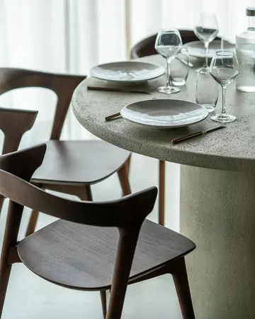 엘리먼츠 다이닝 테이블 - Off White, Ø125 cm - Ethnicraft | 에스니크래프트