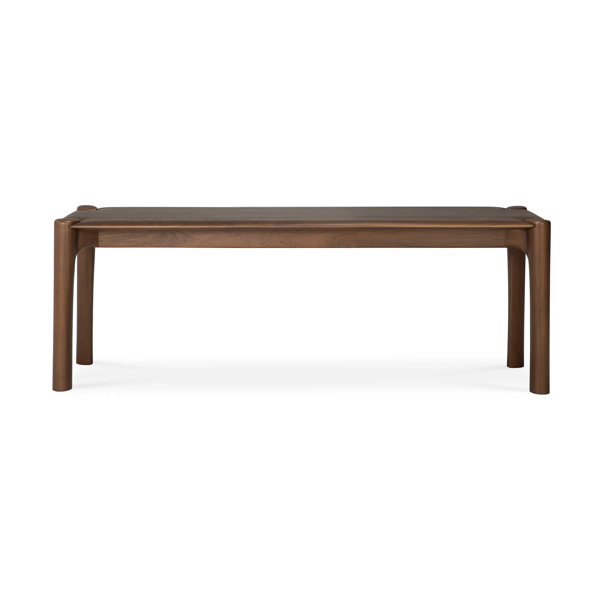 PI 벤치 126x35 cm, Lacquered teak brown Ethnicraft | 에스니크래프트
