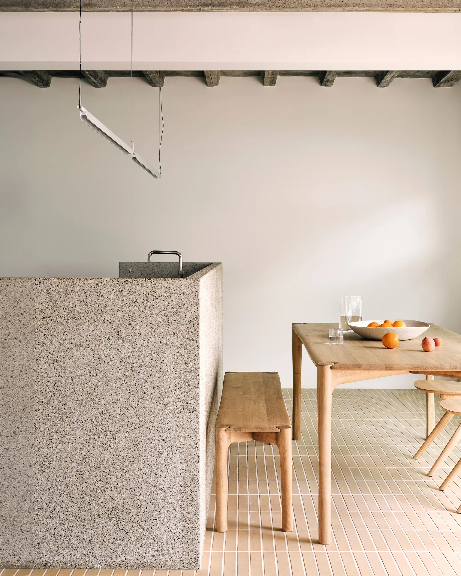 PI 벤치 126x35 cm, Oak Ethnicraft | 에스니크래프트