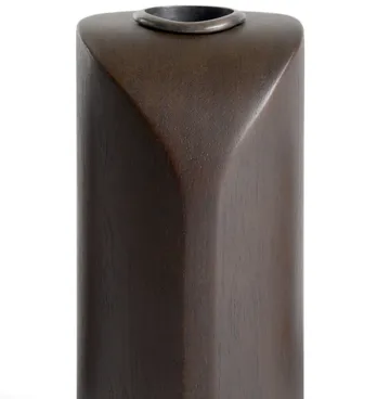 PI 캔들 홀더 3개 세트 - Dark brown stained mahogany - Ethnicraft | 에스니크래프트