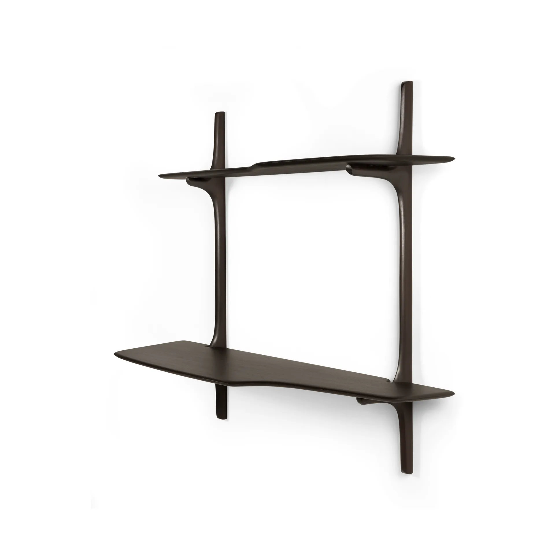 PI 벽 부착형 데스크, Dark brown mahogany, 140x48 cm Ethnicraft