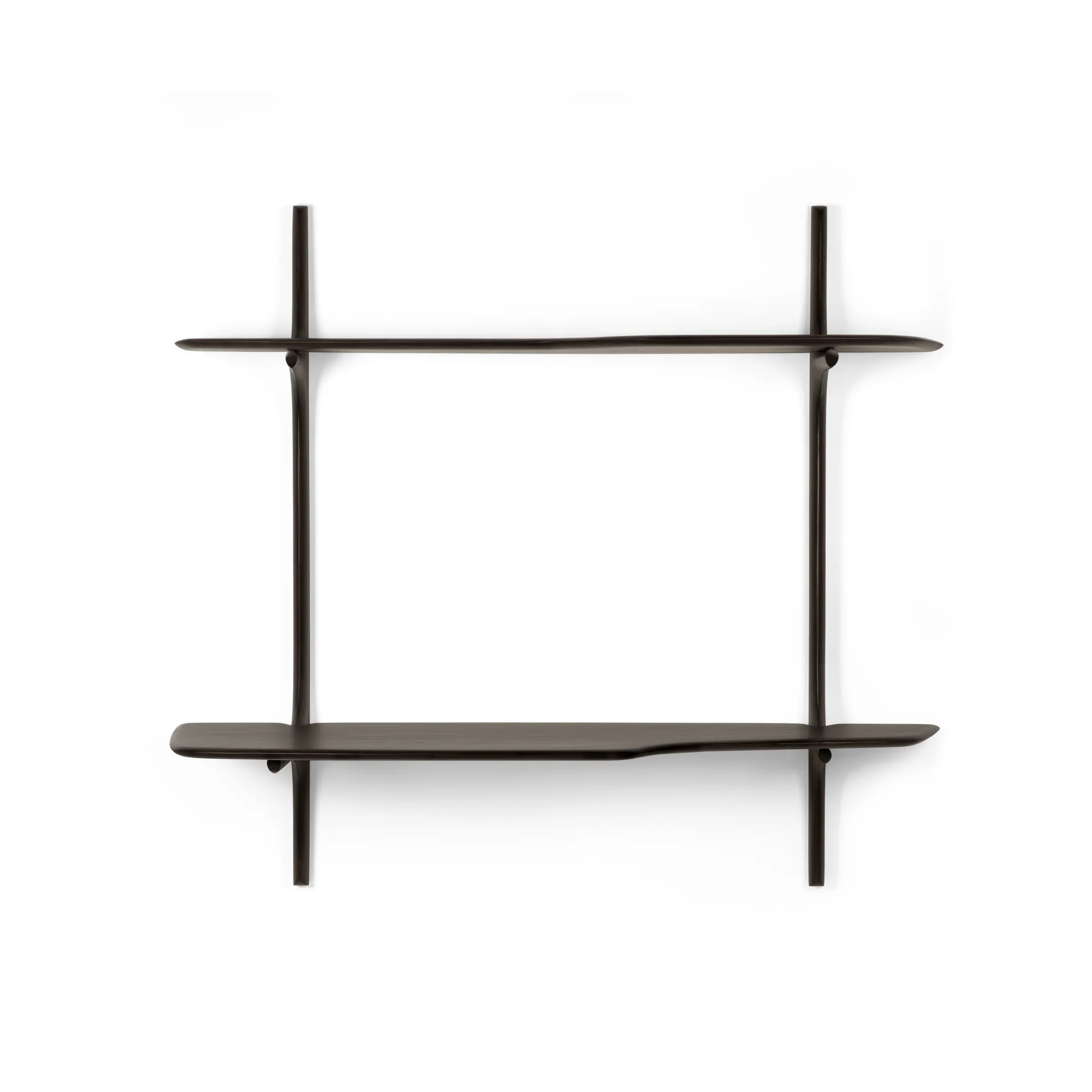 PI 벽 부착형 데스크, Dark brown mahogany, 140x48 cm Ethnicraft