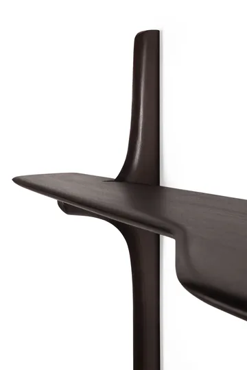 PI 벽 부착형 데스크 - Dark brown mahogany, 140x48 cm - Ethnicraft