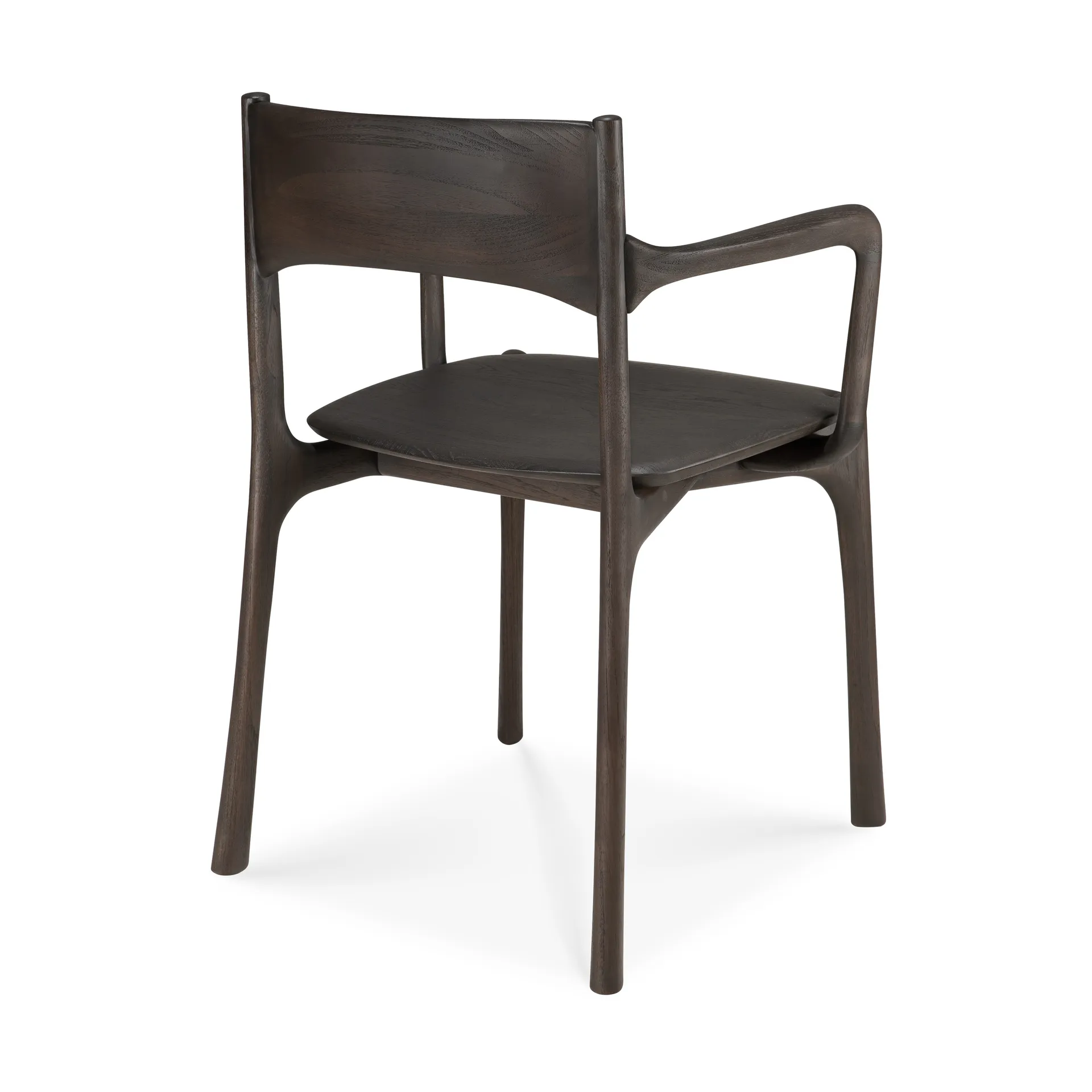 PI 암체어, Dark brown teak Ethnicraft