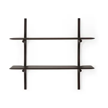 PI 월 셸프 - Lacquered mahogany - 2 shelves - Ethnicraft | 에스니크래프트