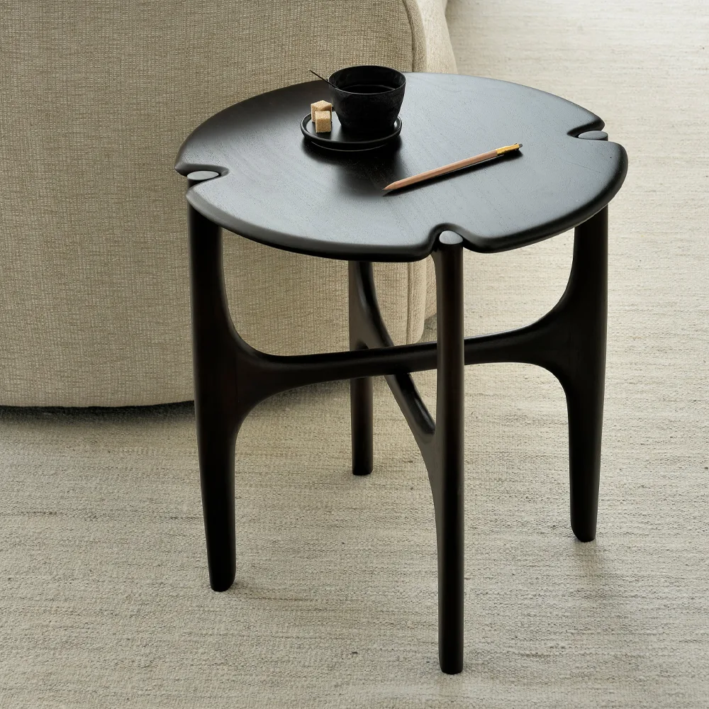 PI 사이드 테이블, Mahogany dark brown Ethnicraft | 에스니크래프트