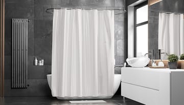 매치 샤워 커튼 200x240 cm (extra 하이) - white - ETOL Design | 에톨디자인