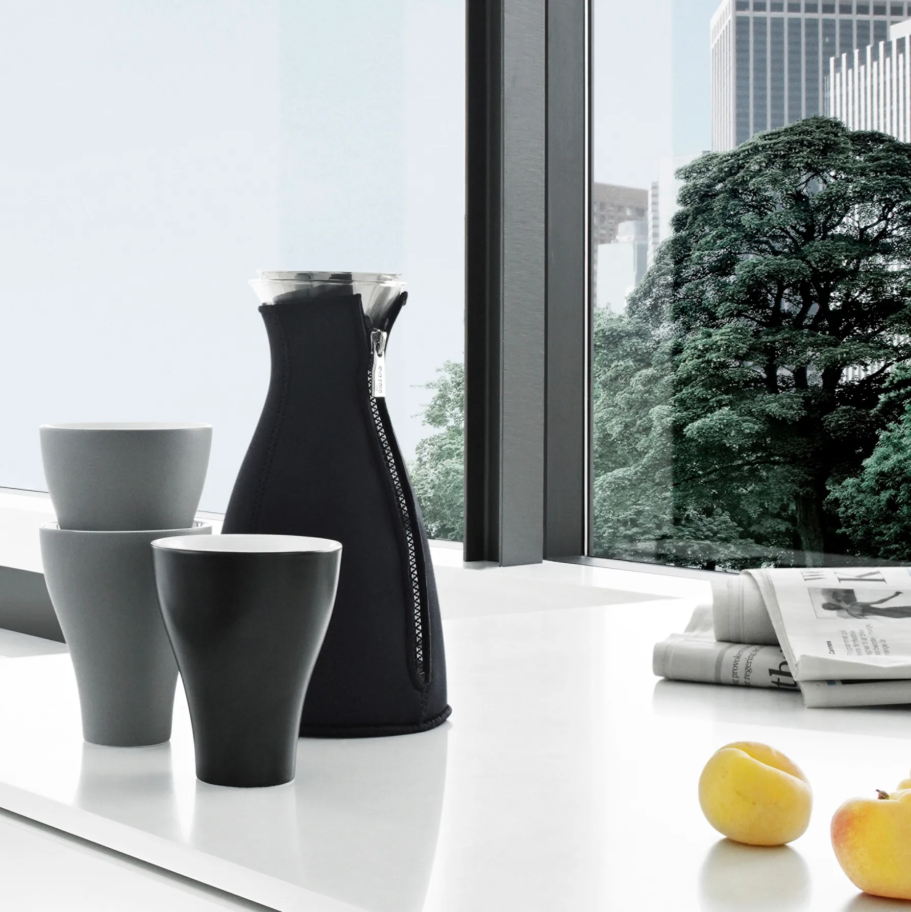 에바솔로 잔 물병 1 L, 스테인레스 스틸 Eva Solo | 에바솔로